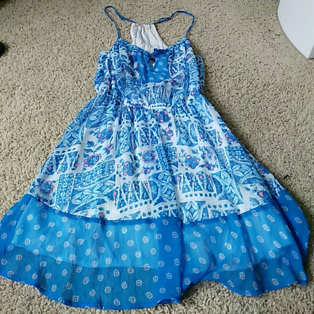 Blue sundress
